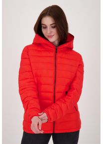 Steppjacke LPO "GILMOUR MELVILLE X Women", Damen, Gr. 36 (S), rot, 100% Polyester, figurbetont, mit innenliegendem Gummizug, Jacken Steppjacke, auch in Gro&szlig;en Gr&ouml;&szlig;en erh&auml;ltlich