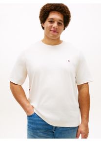 Tommy Hilfiger Big & Tall T-Shirt "BT-FLAG", Herren, Gr. 3XL, ivory petal, Single Jersey, Obermaterial: 100% Baumwolle, TOMMY HILFIGER BIG & TALL, unifarben, regular fit normal, Rundhals, eingesetzt abgesteppte Kante, Shirts T-Shirt, Gro&szlig;e Gr&ouml;&szlig;en, regular fit