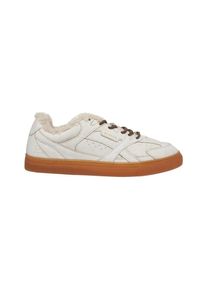 Copenhagen Low-Top Sneaker - Low-Top Leather Sneakers With Plush Fur Lining - Gr. 43 (EU) - in Wei&szlig; - f&uuml;r Damen