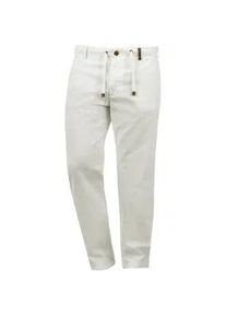 Leinenhose INDICODE "Leinenhose IDIves", Herren, Gr. L, N-Gr, wei&szlig; (off, wei&szlig;), Obermaterial: 55% Leinen LI. 45% Baumwolle CO., Hosen