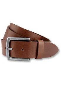 Bernd G&ouml;tz Lederg&uuml;rtel BERND G&Ouml;TZ "Jeansg&uuml;rtel in maskuliner Klassik, vegetabil gegerbt", Herren, Gr. 11,5, marone, Rindsleder, G&uuml;rtel Lederg&uuml;rtel