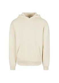 Kapuzenpullover Urban Classics "Urban Classics Fluffy Hoody", Herren, Gr. M, sandwei&szlig;, 70% Baumwolle, 30% Polyester, unifarben, normal, ohne Ausschnitt, Pullover Kapuzenpullover