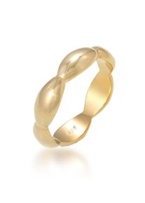 Silberring Elli "Ring Oval Unendlich Trend 925 Silber" Gr. 54, gold, Fingerringe, Damen, 54, Silber 925 (Sterlingsilber), Silberring