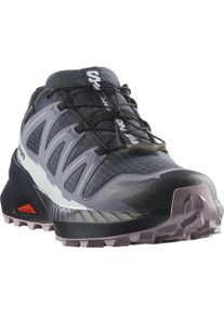 Trailrunningschuh Salomon "SPEEDCROSS PEAK GORE-TEX W", Damen, Gr. 37, blau (blau nights, grisaille, nirvana), Synthetik, Textil, Schuhe Trailrunningschuh, wasserdicht
