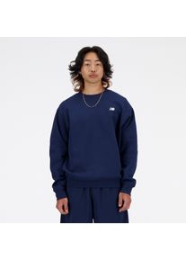 Sweatshirt New Balance, Herren, Gr. XL, nb navy (nny), Obermaterial: 60% Baumwolle, 40% Polyester, Sweatshirts Sweatshirt, entspannte Passform, sportlicher Stil, mit Rundhalsausschnitt