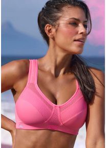 H.I.S. sheego Gro&szlig;e Gr&ouml;&szlig;en Sport-BH, neon pink, Gr&ouml;&szlig;e 85C - Damen