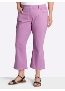 sheego Gro&szlig;e Gr&ouml;&szlig;en 7/8-Hose in leichter Bootcut-Form, orchidee, Gr&ouml;&szlig;e 44 - Damen
