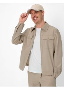 Brax Herren Overshirt Style RENZO beach, Beige, Gr. L