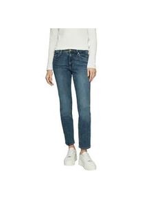 Slim-fit-Jeans s.Oliver "Betsy", Damen, Gr. 46, L&auml;nge 32, blau (dunkelblau used), Denim/Jeans, Obermaterial: 86% Baumwolle, 13% Polyester, 1% Elasthan, slim fit, Jeans Slim-fit-Jeans, mit Stretch