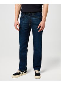 Straight-Jeans Wrangler, Damen, Gr. 36, L&auml;nge 34, schwarzened_indigo, Denim/Jeans, Obermaterial: 99% Baumwolle, 1% Elasthan, straight fit lang, Jeans Straight-Jeans, aus elastischer Baumwollmischung