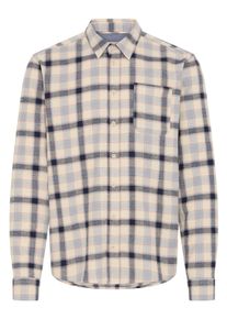 Langarmhemd Blend "BHDEVON SHIRT CHECK BB", Damen, Gr. 6XL, N-Gr, griffin, Web, Obermaterial: 100% Baumwolle, kariert, regular fit normal, Hemden Langarmhemd, in gro&szlig;en Gr&ouml;&szlig;en