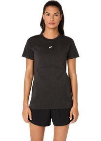 Laufshirt asics "ROAD SEAMLESS SS TOP", Damen, Gr. XL, performance schwarz, graphite grau, Obermaterial: 65% Polyamid, 35% Polyester, Shirts Laufshirt, nahtlose Strickkonstruktion, mit ACTIBREEZE&trade; Technologie