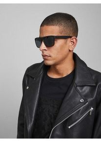 Jack & Jones Sonnenbrille JACK & JONES "JACRYDER SUNGLASSES NOOS", Herren, schwarz (schwarz bean), unifarben, Sonnenbrillen Sonnenbrille