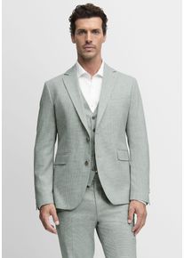 Baukastensakko Cinque "CIDATA", Herren, Gr. 98, hellgr&uuml;n, Web, Obermaterial: 59% Viskose, 39% Polyester, 2% Elasthan, unifarben, regular fit normal, Sakkos Baukastensakko, in dezentem Muster, Regular Fit