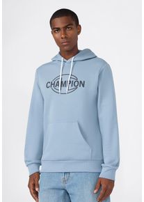 Kapuzensweatshirt Champion "Graphic Hoodie", Herren, Gr. S (44/46), clbl, Obermaterial: 55% Baumwolle, 45% Polyester, Sweatshirts Kapuzensweatshirt