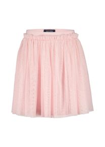 T&uuml;llrock Blue Seven, M&auml;dchen, Gr. 98, rosa, Jersey, Obermaterial: 100% Baumwolle, Glitzermuster, bedruckt, Basic knieumspielend, R&ouml;cke T&uuml;llrock, in Midi-L&auml;nge