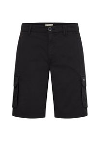 Shorts Blend "BHMORGAN REG CARGO SHORTS", Damen, Gr. L, N-Gr, schwarz beauty, Web, Obermaterial: 97% Baumwolle, 3% Elasthan, unifarben, regular fit knielang, Hosen Shorts