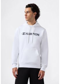 Kapuzensweatshirt Champion "Graphic Hoodie", Herren, Gr. XL (56/58), wht, Obermaterial: 55% Baumwolle, 45% Polyester, Sweatshirts Kapuzensweatshirt