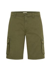 Shorts Blend "BHMORGAN REG CARGO SHORTS", Damen, Gr. L, N-Gr, winter moss, Web, Obermaterial: 97% Baumwolle, 3% Elasthan, unifarben, regular fit knielang, Hosen Shorts
