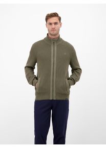 Strickjacke Lerros "Herren Strickjacke - casual, modisch und bequem", Herren, Gr. XL, nordic olive, 100% Baumwolle, Strickjacken Strickjacke