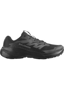 Laufschuh Salomon "ALPHAGLIDE W", Damen, Gr. 38,5, schwarz (schwarz, asphalt, schwarz), Synthetik, Textil, Schuhe Laufschuh, Topseller
