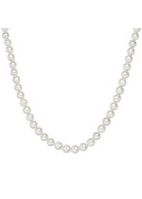 Valero Pearls Halskette - Sterling Silber Perlen-Kette S&uuml;&szlig;wasser-Zuchtperle - Gr. unisize - in Wei&szlig; - f&uuml;r Damen