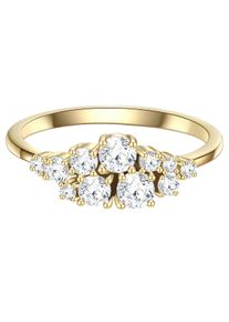 Glanzst&uuml;cke M&uuml;nchen Glanzst&uuml;cke M&uuml;nchen Ring - Sterling Silber Ring Zirkonia - Gr. 60 - in Gold - f&uuml;r Damen
