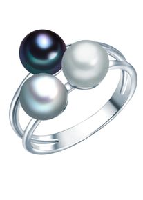 Valero Pearls Ring - Sterling Silber Perlen-Ring S&uuml;&szlig;wasser-Zuchtperle - Gr. 54 - in Silber - f&uuml;r Damen