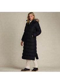 LANDS' END Maxi-Daunenmantel mit Kapuze, Damen,  Schwarz, Polyester, by Lands' End