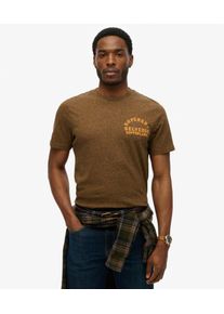 Superdry Herren L&auml;siges Copper Label T-shirt Brown - Gr&ouml;&szlig;e: Xxxl 10404055032081CV120
