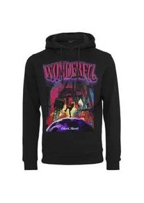Mister Tee Kapuzenpullover MISTERTEE "MisterTee Herren Wonderful Hoody", Herren, Gr. M, schwarz, 65% Baumwolle, 35% Polyester, unifarben, normal, ohne Ausschnitt, Pullover Kapuzenpullover
