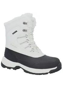 Winterstiefel HI-TEC "Aviemore WP", Damen, Gr. 40, wei&szlig; (sanftes wei&szlig;, schwarz), Synthetik, mehrfarbig, Schuhe Winterstiefel, Snowboots, Winterboots, Winterschuhe, warm gef&uuml;ttert