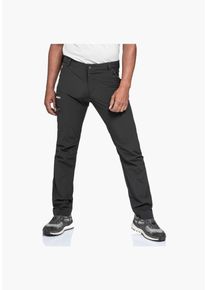 Sch&ouml;ffel Funktionshose SCH&Ouml;FFEL "PANTS FOLKSTONE", Herren, Gr. 46, N-Gr, schwarz, Obermaterial: 89% Nylon, 11% Elasthan, Hosen Funktionshose, schnell trocknendes Material, mit Rei&szlig;verschluss, sportlicher Stil
