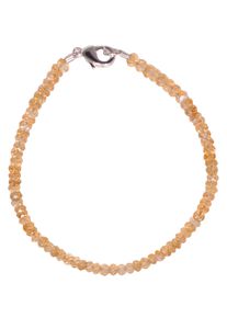 Armband Firetti "Schmuck Geschenk Silber 925 Armschmuck Armband Edelstein Citrin" Gr. 19, bunt (silberfarben, gelb, gelb), Armb&auml;nder, Damen, 19, Silber 925 (Sterlingsilber), Armband, Made in Germany - mit Citrin