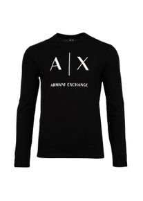 Longsleeve Armani Exchange "Longsleeve T-SHIRT 1er Pack", Herren, Gr. M, schwarz, Obermaterial: 100% Baumwolle CO., Shirts Longsleeve