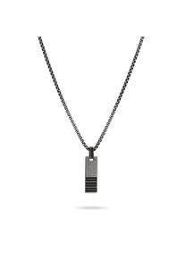 Kette mit Anh&auml;nger Fynch-Hatton "Schmuck Geschenk Edelstahl Halskette Classic Tag", braun (antikfarben), Halsketten, Herren, Edelstahl, L: 60 B: 4mm, Kette mit Anh&auml;nger, B:4mm