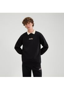 Sweatshirt Ellesse "KIAMTO 2 SWEATSHIRT", Herren, Gr. L, schwarz, Obermaterial: 70% Baumwolle, 30% Polyester, normal, Rundhals, Sweatshirts Sweatshirt