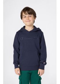 Kapuzensweatshirt Champion "ICONS TONAL Hoodie Large Logo", Jungen, Gr. XL (164/170), nny, Obermaterial: 73% Baumwolle, 27% Polyester, Sweatshirts Kapuzensweatshirt