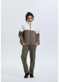 Fleecejacke Icepeak "MAUSTON", Damen, Gr. L, antique gr&uuml;n, Obermaterial: 100% Polyester, Jacken Fleecejacke, f&uuml;r aktive Unternehmungen, aus Polyester, l&auml;ssige Passform