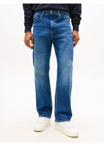 5-Pocket-Jeans Tommy Jeans "Otis", Herren, Gr. 34, L&auml;nge 30, denim schwarz, Denim/Jeans, Obermaterial: 99% Baumwolle, 1% Elasthan, unifarben, regular fit lang, Jeans 5-Pocket-Jeans, Regular Straight Leg Jeans bis L&auml;nge 36