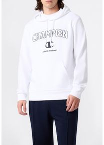Kapuzensweatshirt Champion "Graphic Terry Hoodie", Herren, Gr. XXL, wht, Obermaterial: 55% Baumwolle, 45% Polyester, normal, Rundhals, Sweatshirts Kapuzensweatshirt, sportlicher Stil, f&uuml;r Erwachsene, Rundhalsausschnitt