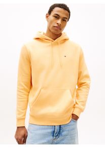 Hoodie Tommy Jeans "TJM REGULAR FLAG", Herren, Gr. XL, faded sun kiss, Sweatware, Obermaterial: 80% Baumwolle, 20% Polyester, regular fit, breiter Bund, Sweatshirts Hoodie, mit bestickten Markenlogo auf Brusth&ouml;he