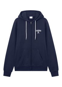 Kapuzensweatshirt Champion "Graphic Terry Full Zip Hoodie Sweatshirt", Herren, Gr. M, nny, Obermaterial: 55% Baumwolle, 45% Polyester, Sweatshirts Kapuzensweatshirt, sportlicher Schnitt, f&uuml;r sportliche Aktivit&auml;ten, mit Rei&szlig;verschluss