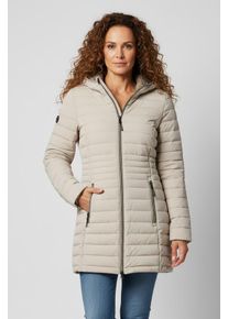 G.I.G.A. by Killtec Steppmantel "CAFORLA OT", Damen, Gr. 36, hell taupe, Obermaterial: 100% Polyamid. Futter: 100% Polyester. Wattierung: 100% Polyester, G.I.G.A. DX BY KILLTEC, M&auml;ntel Steppmantel, Leichtes Material, w&auml;rmend & winddicht & wasserabweisend