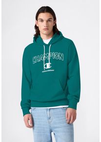 Kapuzensweatshirt Champion "Graphic Terry Hoodie", Herren, Gr. M, stor, Obermaterial: 55% Baumwolle, 45% Polyester, normal, Rundhals, Sweatshirts Kapuzensweatshirt, sportlicher Stil, f&uuml;r Erwachsene, Rundhalsausschnitt