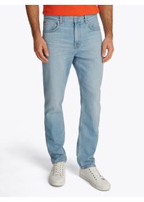 Straight-Jeans Tommy Hilfiger "STRAIGHT DENTON", Herren, Gr. 31, L&auml;nge 34, heron blau, Denim/Jeans, Obermaterial: 99% Baumwolle, 1% Elasthan, straight fit kn&ouml;chellang, Jeans Straight-Jeans, in hellblauer Waschung