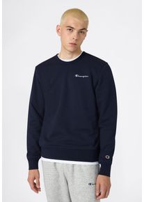 Sweatshirt Champion "ICONS CONTRAST Fleece Crewneck Sweatshirt", Herren, Gr. L (52/54), nny, ns, Obermaterial: 70% Baumwolle, 30% Polyester, Sweatshirts Sweatshirt
