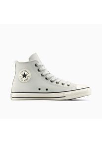 Sneaker Converse "CHUCK TAYLOR ALL STAR", Damen, Gr. 44, barely grau, egret, schwarz, Leder, Schuhe Sneaker, aus Leder