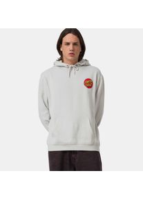 Hoodie Santa Cruz "CLASSIC DOT CHEST HOOD", Herren, Gr. S, mist, Obermaterial: 80% Baumwolle, 20% Polyester, Sweatshirts Hoodie