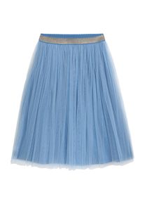 T&uuml;llrock DANAMADE "DANAMADE Skirts Skirt DTANJA", M&auml;dchen, Gr. 122, blau, Obermaterial: 100% Polyester; Futter 100% Polyester, R&ouml;cke T&uuml;llrock